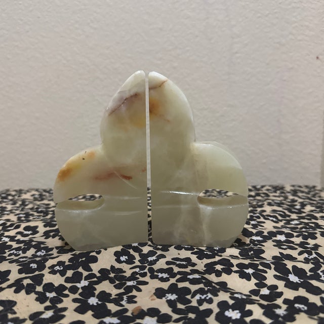 Mexican Vintage Mexican Hand-Carved Onyx Bookends For Sale - Image 3 of 9