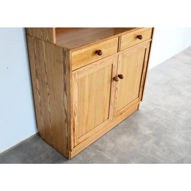 Wood Vintage Wall Cupboard in Pine, Sweden, 1970s For Sale - Image 7 of 11
