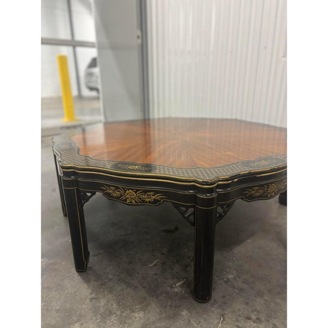 Late 20th Century Chinoiserie Style Coffee Table by Kindel Furniture For Sale - Image 5 of 12