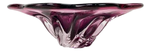 Bohemian Glass Bowl attributed to Josef Hospodka for Chribska, 1960s