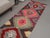 Boho Chic 1970s Vintage Handmade Wool Cotton Purple Runner Rug For Sale - Image 3 of 11