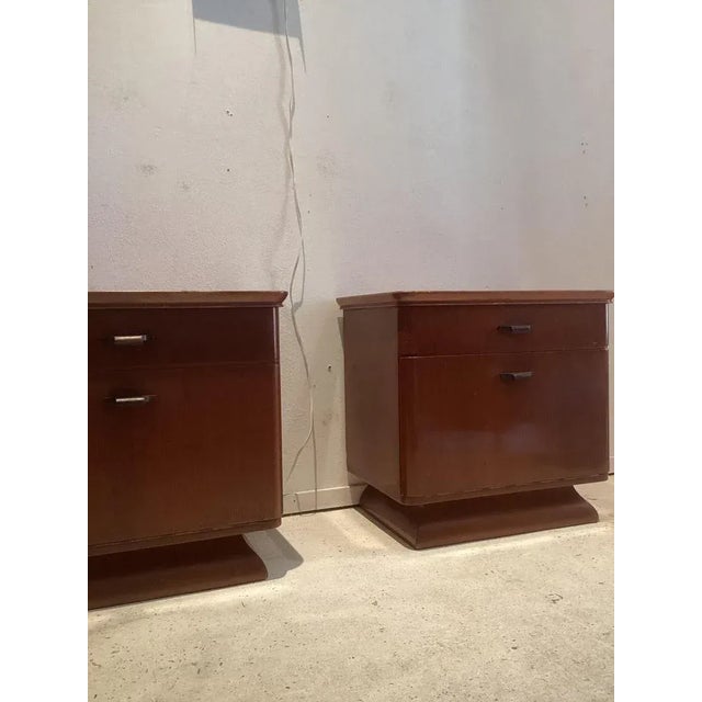 Art Deco Nightstands, 1920s, Set of 2 For Sale - Image 3 of 13