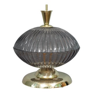 Mid-Century Modern Table Lamp in Murano Art Glass, 1980 For Sale