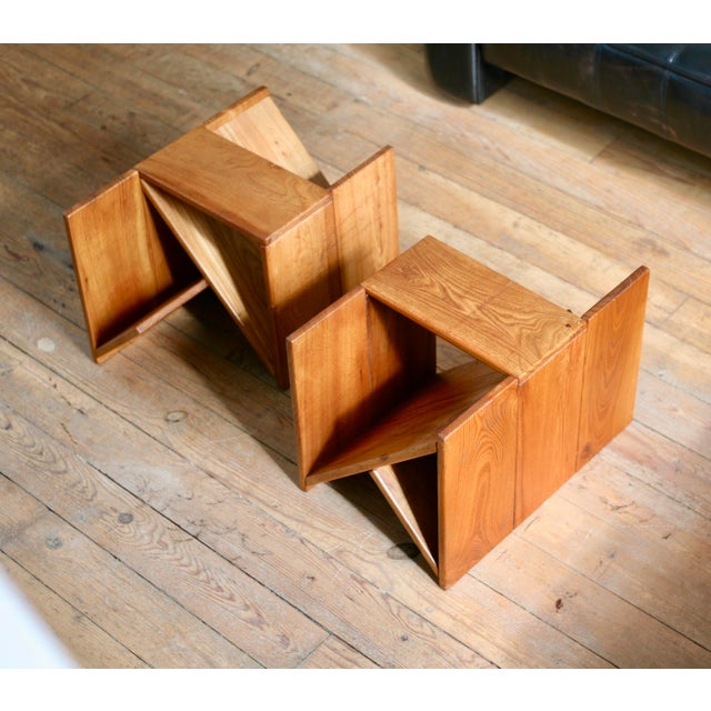 Vintage Side Tables from Maison Regain, France, 1970s, Set of 2 For Sale - Image 6 of 18