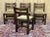 Wood Brutalist Oak Chairs, 1950s, Set of 4 For Sale - Image 7 of 8
