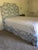 China Seas Quadrille Textiles XL Full Size Upholstered Bed For Sale - Image 4 of 8