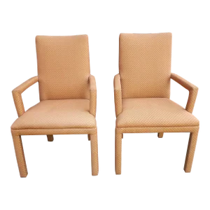 Pair of Contemporary Upholstered Armchairs