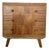 Mid-Century Walnut and Oak Compact Chest of Drawers, 1960s For Sale
