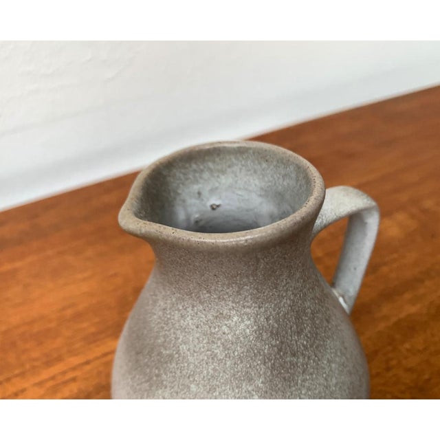 Mid-Century Modern Mid-Century Minimalist WGP West German Pottery Carafe Vase from Marschner Kunsttöpferei, 1960s For Sale - Image 3 of 15