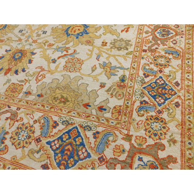 Boho Chic Vintage Ziegler Style Handmade Rug. 8'2"x 10'3" For Sale - Image 3 of 17