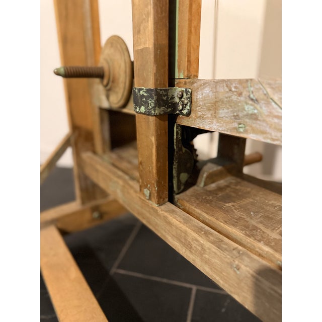 Large Antique Artist's Easel Attributed to France, 18th Century For Sale - Image 12 of 18