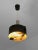 A small circular pendant light with optical effect and adjustable height, modernist, sixties, kinetic, constructivist,...