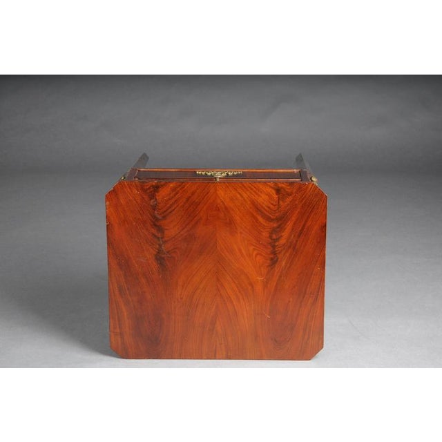 Biedermeier Bedside Table in Mahogany, 1830 For Sale - Image 12 of 17