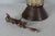 Bronze Murano Glass Table Lamp by Seguso, Handblown Art Glass, Italy For Sale - Image 8 of 10