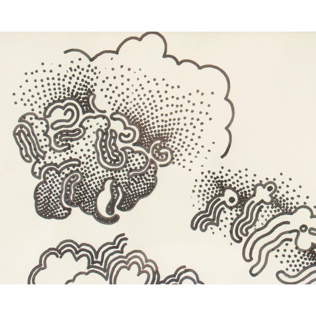 Abstract Ink Drawing by William Itter For Sale In Indianapolis - Image 6 of 8
