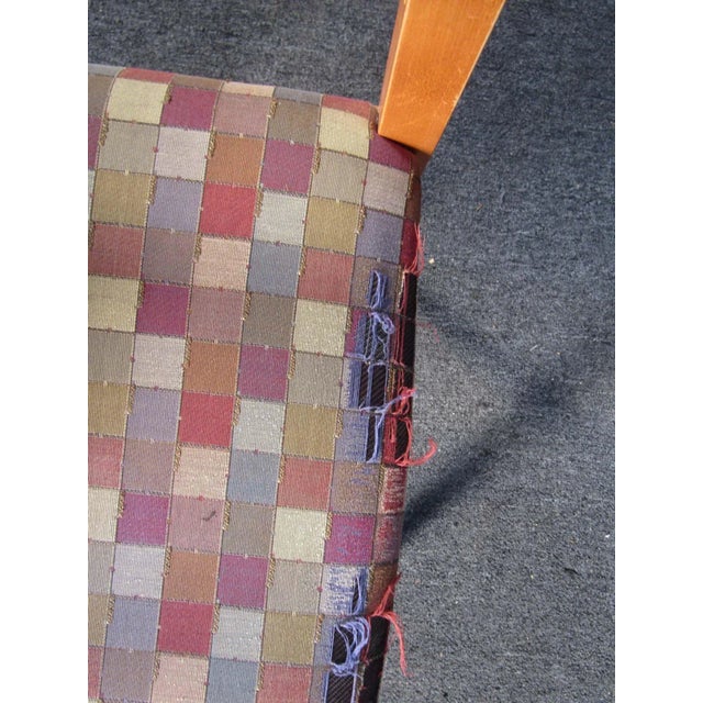 Brown Mid-Century Modern Teak Dining Chair For Sale - Image 8 of 10