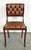 Animal Skin Chesterfield Leather Dining Chairs, Set of 6 For Sale - Image 7 of 16