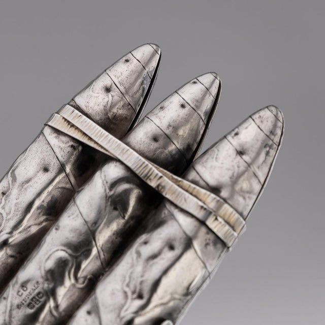 Antique American Silver Cigar Case, 1880 For Sale - Image 14 of 18