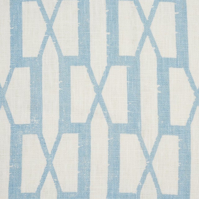 Contemporary Contemporary Schumacher X Veere Grenney Belvedere Pillow in Sky For Sale - Image 3 of 4