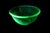 Vintage Uranium Glass Glowing Nesting Bowls by Hazel Atlas - Set of 5 For Sale - Image 6 of 17