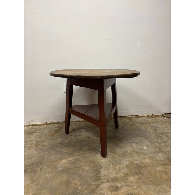 19th Century Antique English Pine Cricket Table For Sale - Image 5 of 7