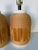 Pair of Vintage Coastal Organic Ceramic Table Lamps With Bamboo and Rope Wrap, 1970s For Sale In Miami - Image 6 of 12