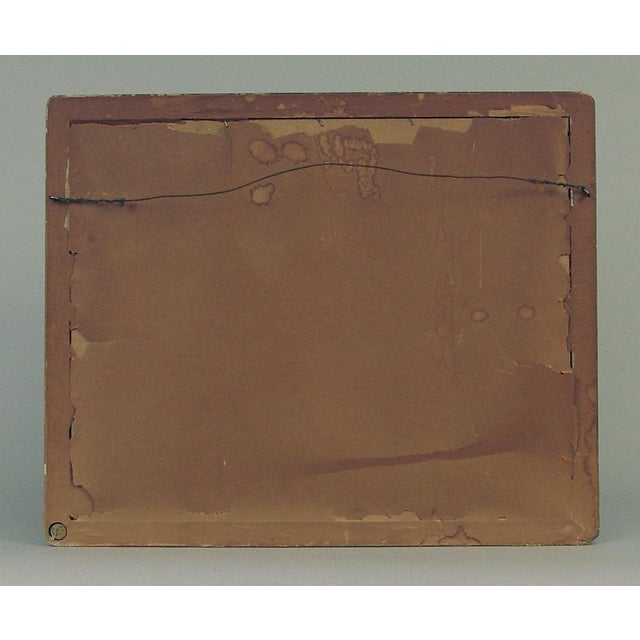 Early 20th Century Print, Original Nouveau-Styled Frame, Sailboats at Harbor For Sale In San Francisco - Image 6 of 6