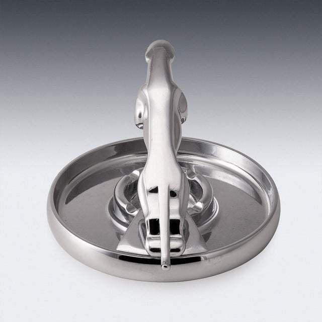 1960s Vintage Chrome Plated Jaguar Dealership Ashtray, 1960 For Sale - Image 5 of 15