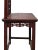 Pair Antique Chinese Blue Eye Side Chairs For Sale - Image 11 of 12