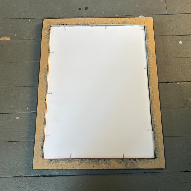 1950’s Original Abstract Sepia Nude Figure Study Drawing For Sale - Image 4 of 4