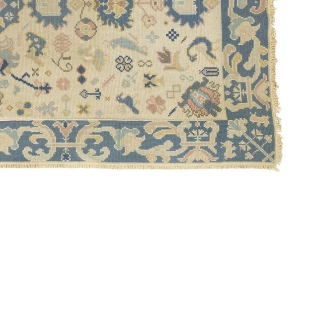 Portuguese Arraiolos Wool Rug For Sale - Image 5 of 6