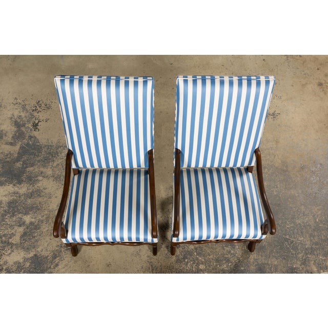 Pair of Late 19th Century French Louis XIII Style Oak Armchairs, Os De Mouton For Sale - Image 4 of 18
