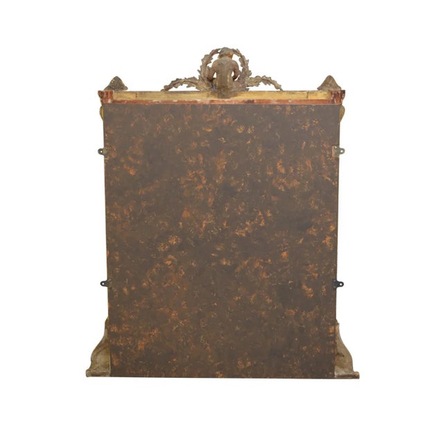 Antique Late Victorian Giltwood Mantel Mirror For Sale - Image 9 of 11