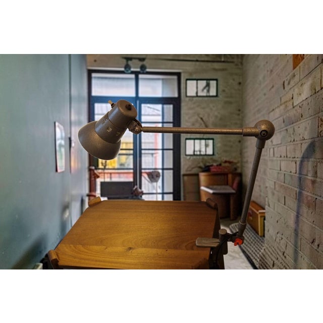 Vintage French Industrial Architect Table Lamp, 1950s For Sale - Image 15 of 18