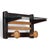1940s Art Deco Wood Wall Coat Hanger, Italy, 1940s For Sale - Image 5 of 6
