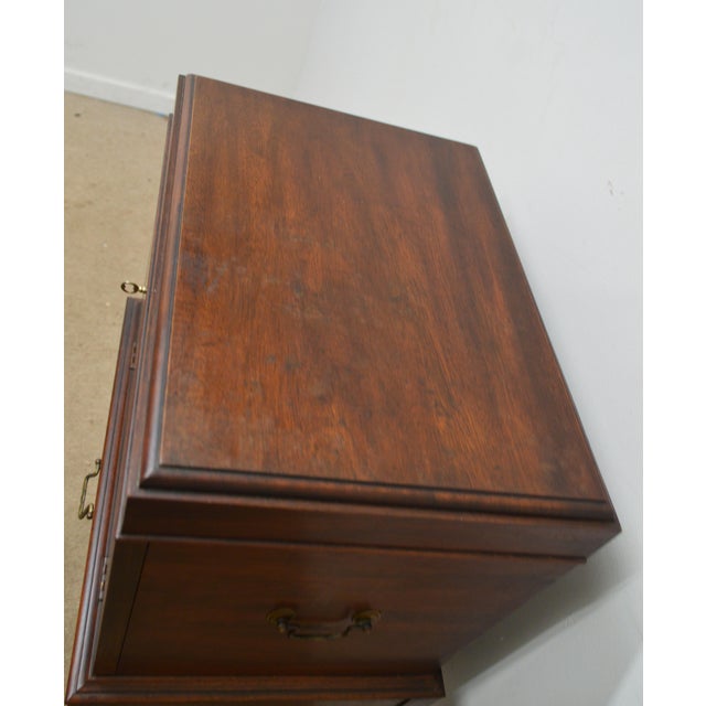 Wood Henkel Harris Mahogany Silver Chest For Sale - Image 7 of 18