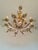French Vintage Dragon Chandelier Solid Brass Crystal Light 1970s/80s For Sale - Image 11 of 13