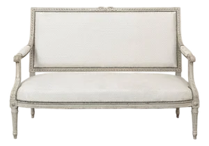 19th Century French Louis XVI Painted Canapé ~ Settee