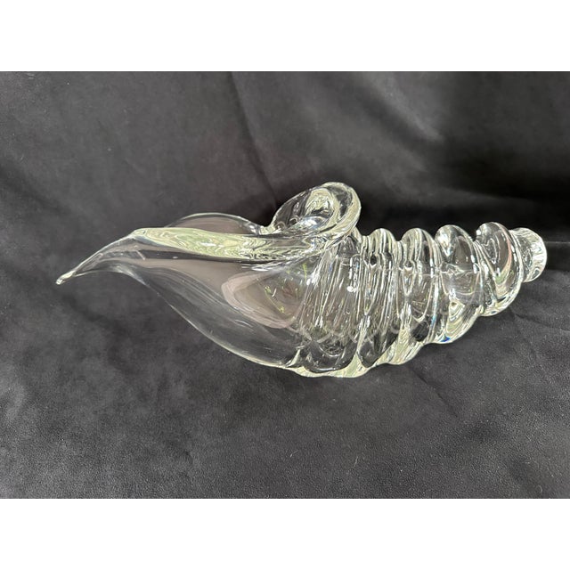 Mid 20th Century Licio Zanetti Sea Shell Sculpture Glass Murano Italy Signed For Sale - Image 4 of 18