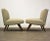 1960s Grey Mid Century Slipper Lounge Chairs - a Pair For Sale - Image 4 of 8