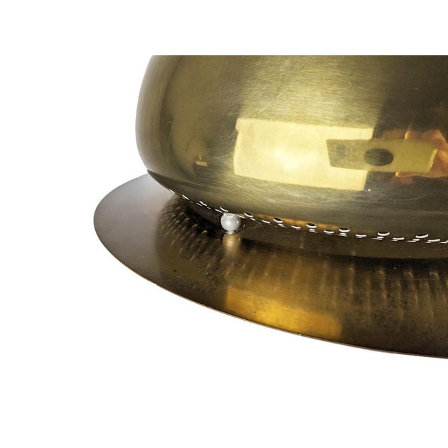 Brass and Optical Glass Nictea Pendant Lamp by Tobia and Afra Scarpa for Flos, 1971 For Sale - Image 12 of 18