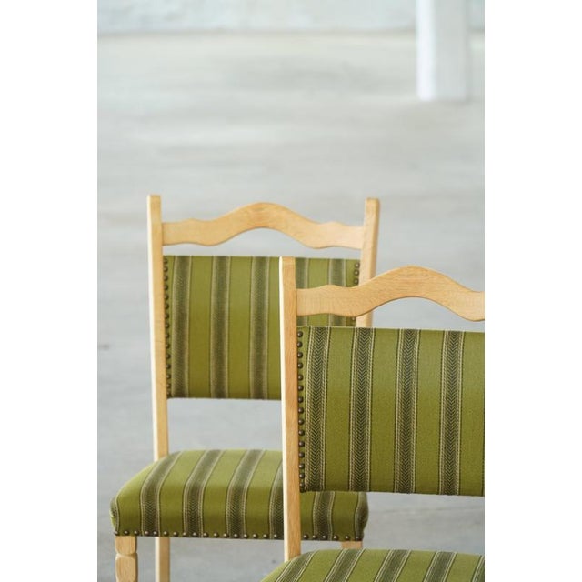 Mid-Century Modern Danish Oak Dining Chairs by Henning Kjærnulf, 1960s, Set of 8 For Sale - Image 10 of 18