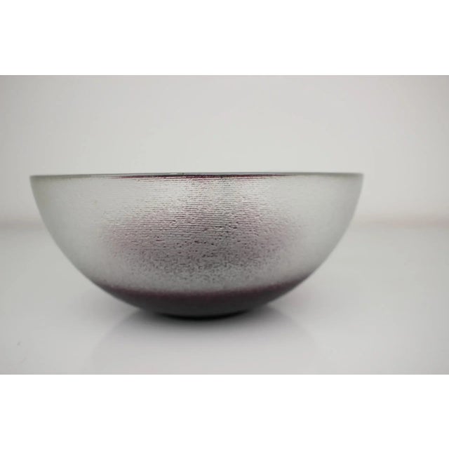 1970s Mid-Century Bowl by Jiri Suhajek for Crystalex, 1970s For Sale - Image 5 of 14