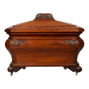 Irish Early Victorian Mahogany Wine Cooler