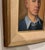 1950s Vintage Portrait of a Man in Blue by Richard Schmueckle For Sale - Image 5 of 7