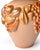 Ceramic Terracotta Table Lamp with Sculptural Glazed Fruit Decoration, 1980s For Sale - Image 3 of 5
