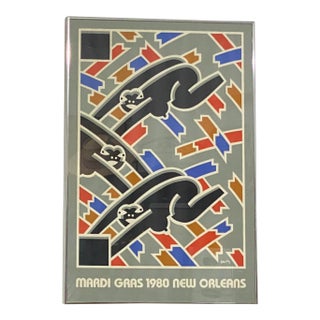 Rollicking Afro Pop Mardi Gras 1980 LTD Ed Robert Gordy Dipsey Doodle For Sale