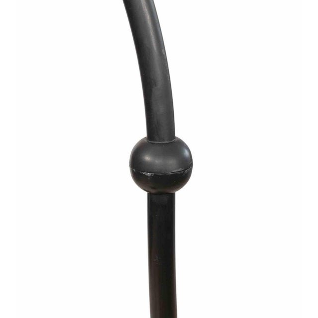 Elio Martinelli Elio Martinelli Snake Floor Lamp, White Metal and Opal, Italy 1960s For Sale - Image 4 of 7