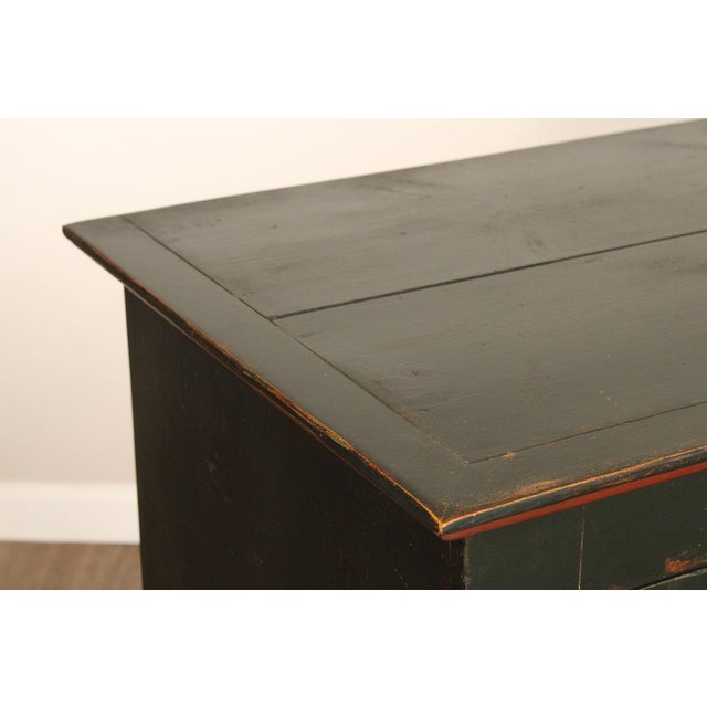 Oley Valley Reproductions Distress Painted Cupboard For Sale - Image 10 of 12