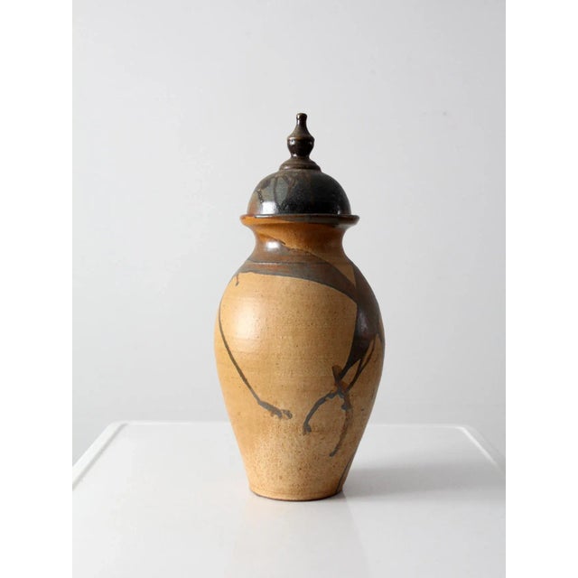 Vintage Studio Pottery Vase For Sale - Image 6 of 13